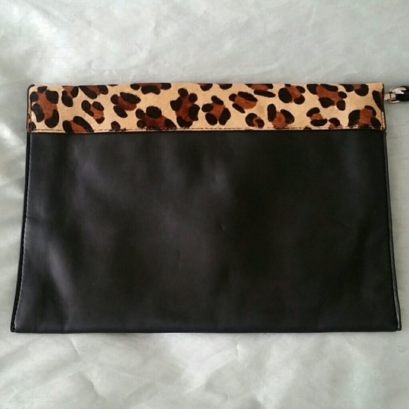 Zara Animal Print Clutch Crossbody Leopard 4495 NWT - Picture 7 of 8
